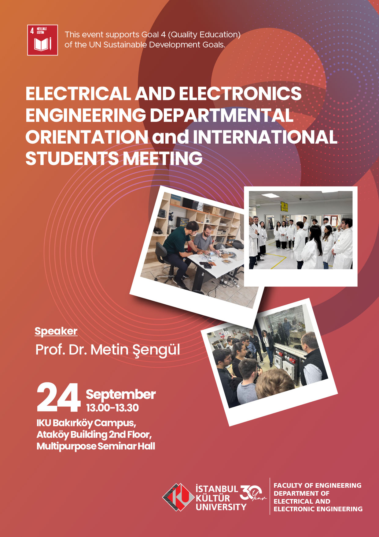 ELECTRICAL AND ELECTRONICS ENGINEERING DEPARTMENTAL ORIENTATION