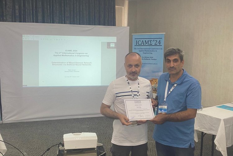 Prof. Dr. Metin ŞENGÜL, Mühendislikte Uygulamalı Matematik Konferansında Sunum Yaptı