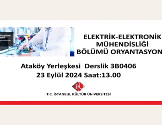 Elektrik–Elektronik Mühendisliği Bölümü Oryantasyonu