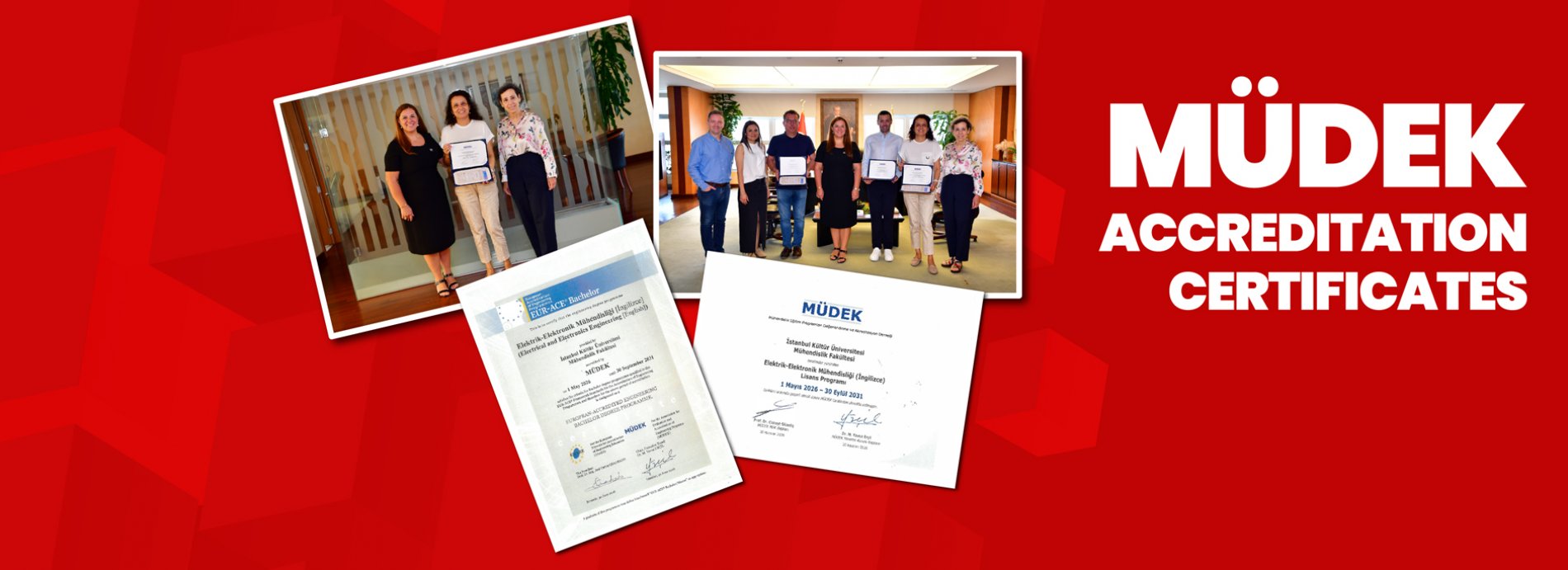 Our Department Has Been Accredited by MÜDEK